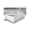 Stainless Steel Dish Drying Rack with Side Cup and Drain Board