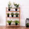 3 Tier Indoor and Outdoor Bamboo Flower Pot Shelf Stand