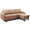 L-Shaped Convertible Sectional with Reversible Chaise