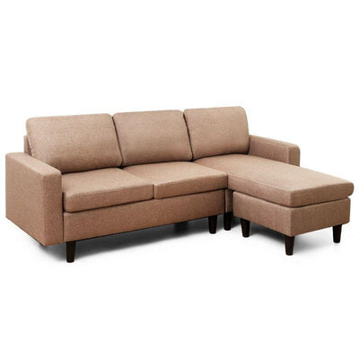 L-Shaped Convertible Sectional with Reversible Chaise