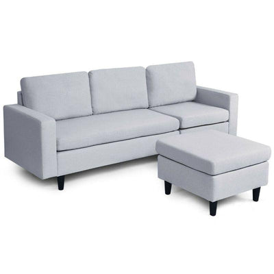 L-Shaped Convertible Sectional with Reversible Chaise