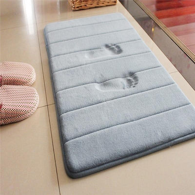 Coral Fleece Non-slip Memory Foam Floor Mat