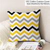 New Style Geometric Yellow Decorative Cushion For Sofa