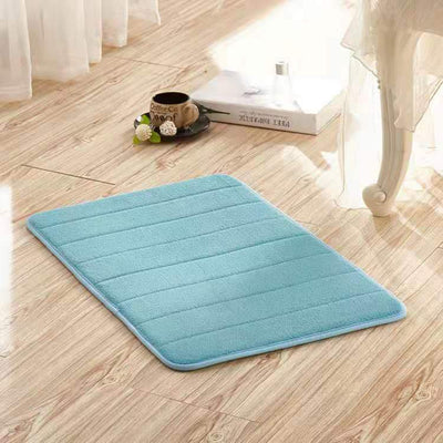 Coral Fleece Non-slip Memory Foam Floor Mat