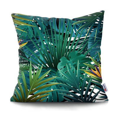 Cactus Monstera, Tropical Leaf pillowcase, Abstract flower, Decorative Pillow