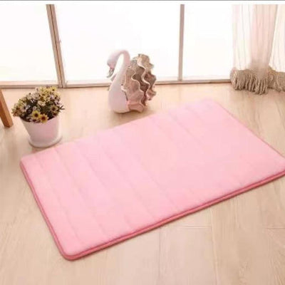 Coral Fleece Non-slip Memory Foam Floor Mat