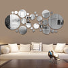 26/24pcs 3D Mirror Wall Sticker