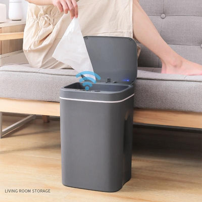 16L Intelligent Trash Can with Automatic Sensor