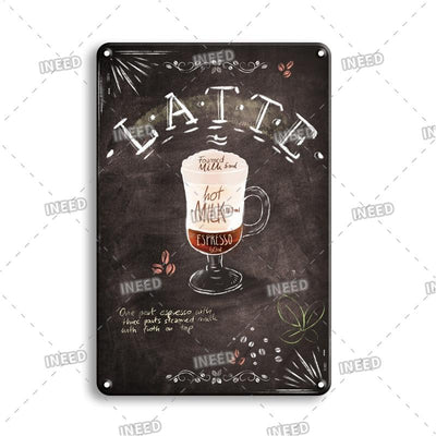 Delicate Cooking Signs Metal Plate Wall Decor