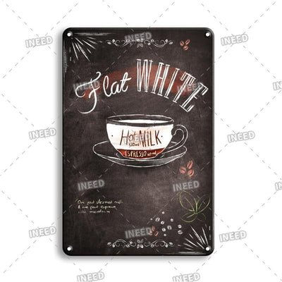 Delicate Cooking Signs Metal Plate Wall Decor