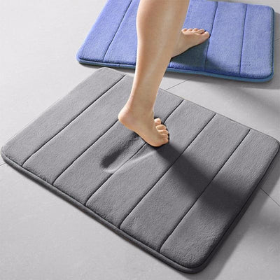 Coral Fleece Non-slip Memory Foam Floor Mat