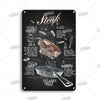 Delicate Cooking Signs Metal Plate Wall Decor