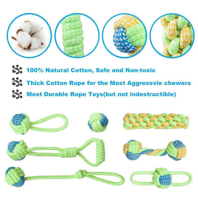 7 Pack Pet Dog Toys for Large or Small Dogs