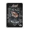 Delicate Cooking Signs Metal Plate Wall Decor