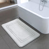 Embossing Coral Velvet Non-slip bath mat