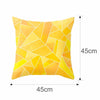 New Style Geometric Yellow Decorative Cushion For Sofa