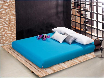 Solid Bed Sheet Mattress Cover