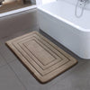 Embossing Coral Velvet Non-slip bath mat