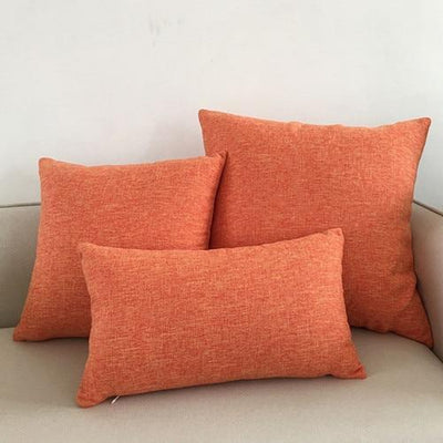 Solid sofa cushion cover