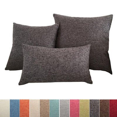 Solid sofa cushion cover