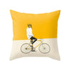 New Style Geometric Yellow Decorative Cushion For Sofa