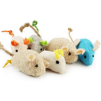 6pcs/lot Catnip Mice Toys