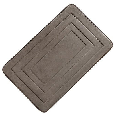 Embossing Coral Velvet Non-slip bath mat