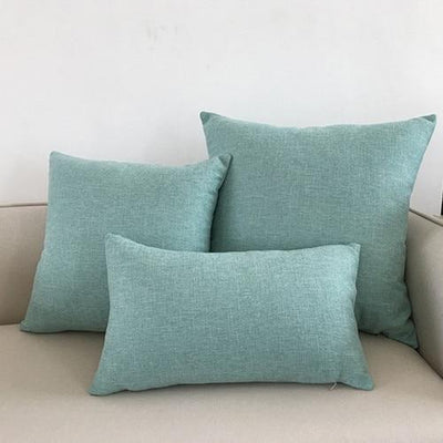 Solid sofa cushion cover