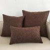 Solid sofa cushion cover