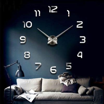 Fashion 3D big size wall clock