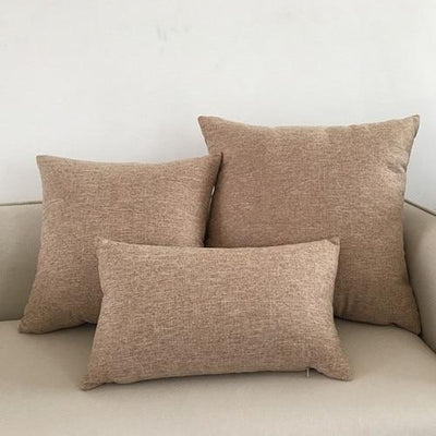 Solid sofa cushion cover