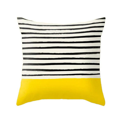 New Style Geometric Yellow Decorative Cushion For Sofa