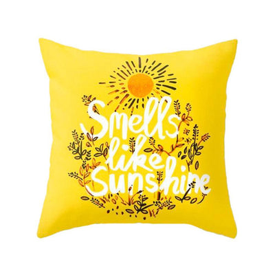 New Style Geometric Yellow Decorative Cushion For Sofa