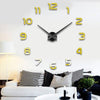 Fashion 3D big size wall clock