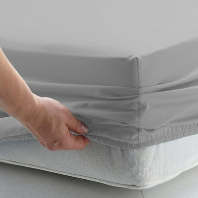 Solid Bed Sheet Mattress Cover