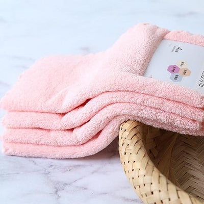 4pcs Superfine fiber children's towel