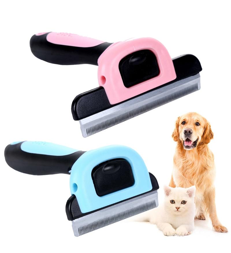 Dog and Cat Hair Removal Brush with Detachable Clipper