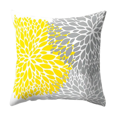 New Style Geometric Yellow Decorative Cushion For Sofa