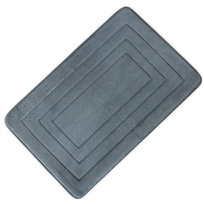 Embossing Coral Velvet Non-slip bath mat