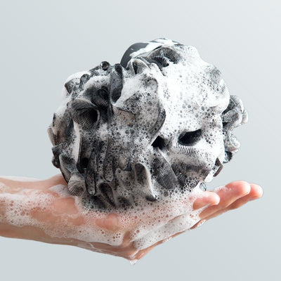 body sponge  with natural bristles