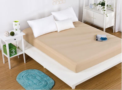 Solid Bed Sheet Mattress Cover