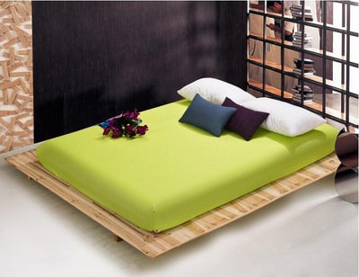 Solid Bed Sheet Mattress Cover