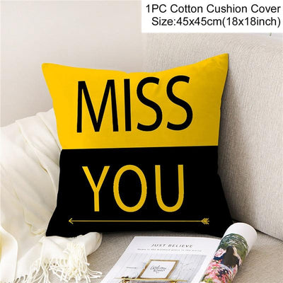 New Style Geometric Yellow Decorative Cushion For Sofa