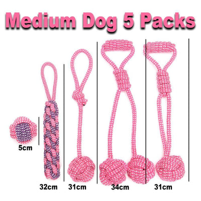 7 Pack Pet Dog Toys for Large or Small Dogs