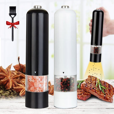 Electric Salt & Pepper Grinder Set