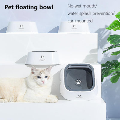 1.5L Floating Non-Wetting Mouth Pet Bowl