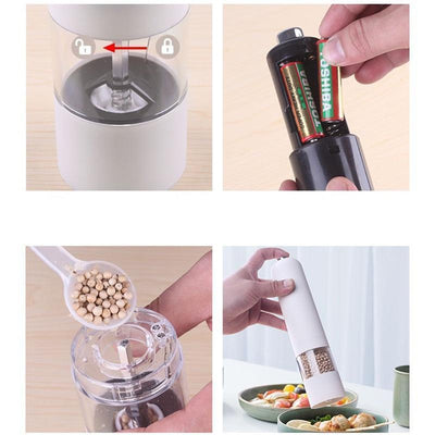 Electric Salt & Pepper Grinder Set