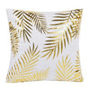 Black White Bronzing Foil Print Decorative Pillows