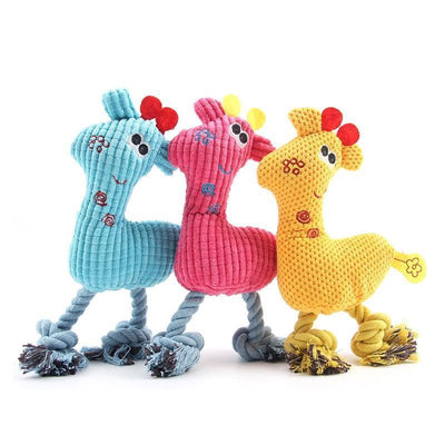 Interactive Animal Shaped Cotton Rope Dog Toy