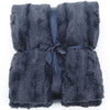 Ultra Cozy Faux Fur Microplush Reversible Throw Blanket